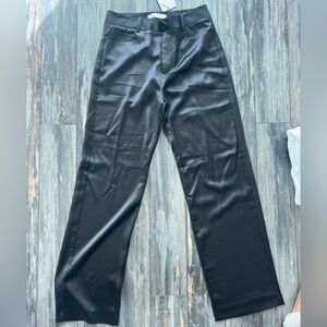 Zara Black Satin Pants